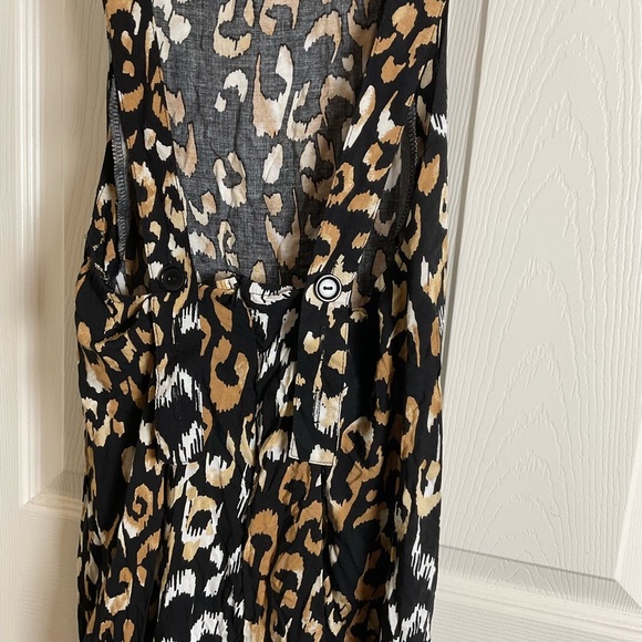Crimson & Clover Dress" Leopard Print Maxi Dress size small - Picture 8 of 12